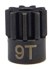 Hot Racing Short Steel pinion gear 9t (HRCSG32X09)