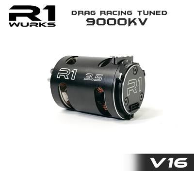 R1 3.5T V16 Drag Racing Tuned 9000kv Motor ALL OUT BUILD 020110
