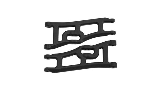 RPM Wide Front A-Arms, Black: Traxxas Rustler, Stampede 2WD (RPM70662)