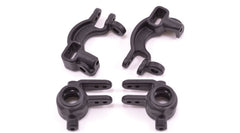 RPM Caster & Steering Blocks Black: Traxxas Slash 4X4, ST 4X4 (2) (RPM73592)