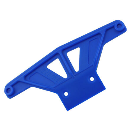 RPM Wide Front Bumper, Blue: Rustler, Stampede Nitro Sport and Bandit (RPM81165)