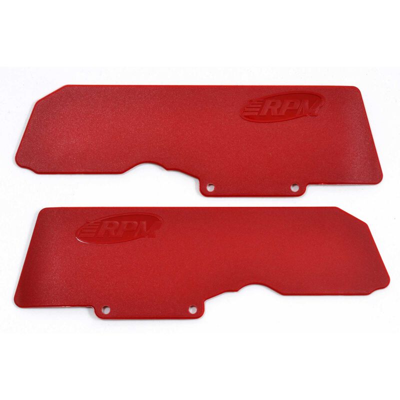 RPM Mud Guards for Rear A-arms (2): Red (RPM81539)