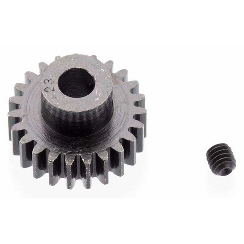 Robinson Racing Extra Hard 23 Tooth Blackened Steel 32p Pinion, 5mm RRP8623 Horizon Hobby