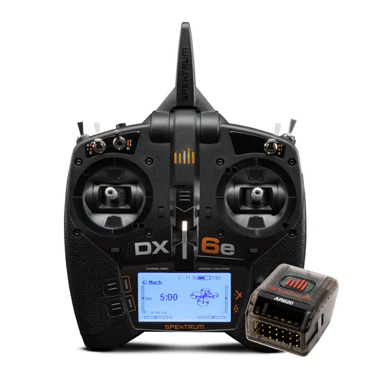 Spektrum DX6e 6-Channel DSMX Transmitter with AR620 (SPM6655)