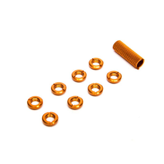 Spektrum Radio Orange Switch Nuts (8) & Wrench (SPMA1303)