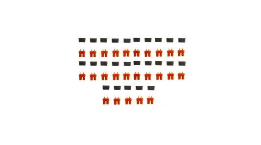 Spektrum Connector: IC3 Battery Bulk (25) (SPMXCA313)