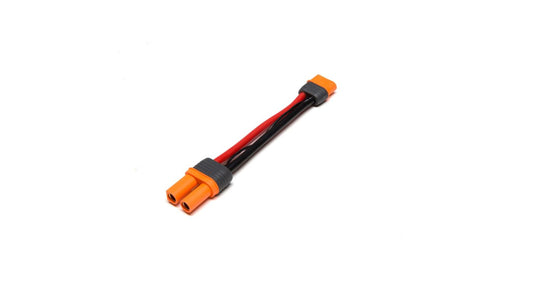 Spektrum Adapter: IC5 Battery / IC3 Device, 4"/100mm Wire 10 AWG (SPMXCA508)