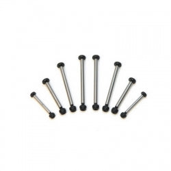 ST Racing Heat Treated Polished Steel Lock-Nut Style Hinge-Pin KIT For Traxxas Slash (2WD), Rustler, Stampede (Black) ST3640BK STRC