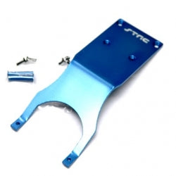 STRC CNC Machined Aluminum Front Skid Plate Set (W/Steering Posts) For Traxxas Slash (Blue) ST5837B