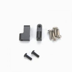 ST Racing CNC Machined Aluminum Servo Mounts (1 Pair) (Black) STA80072SBK STRC