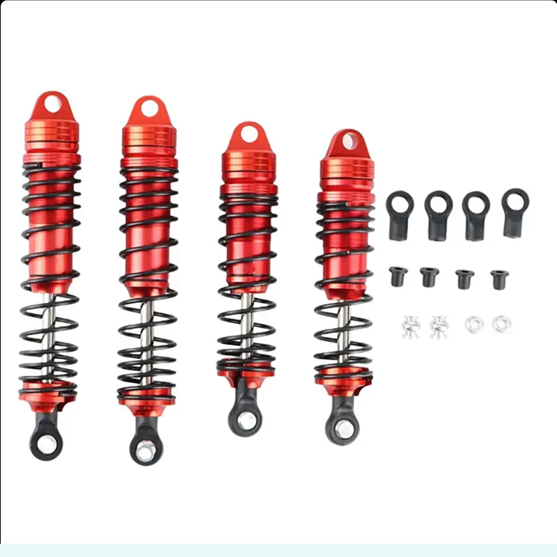 Integy Alloy F&R Shock Set (4) for Traxxas 1/10 Slash, Stampede & Rustler 2WD & 4X4 (C31742RED) Integy