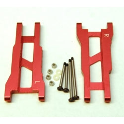 STRC CNC Machined Aluminum Rear A-Arm Set (W/Steel Hinge-Pins) For Traxxas Slash Red)) ST2555XR