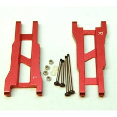 ST Racing CNC Machined Aluminum Rear A-Arm Set (W/Steel Hinge-Pins) For Traxxas Slash Red)) (ST2555XR) STRC