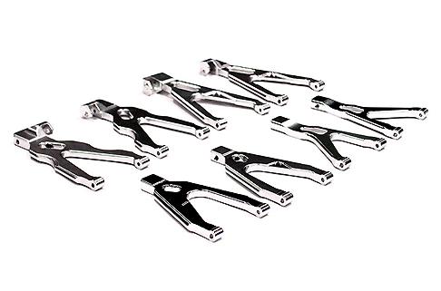 Integy Billet Machined Type II Suspension Conversion Kit for 1/16 Traxxas E-Revo (T3529SILVER)