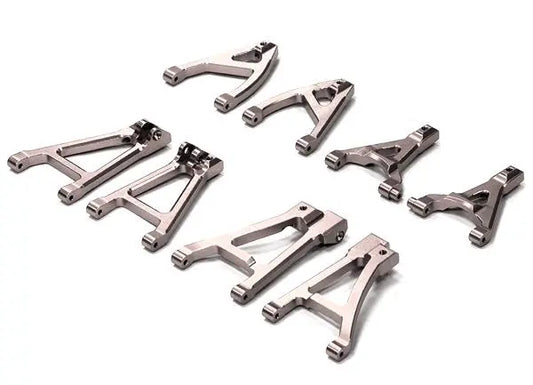 Integy Billet Machined Type III Suspension Conversion Kit for Traxxas 1/16 Slash (T3542SILVER)