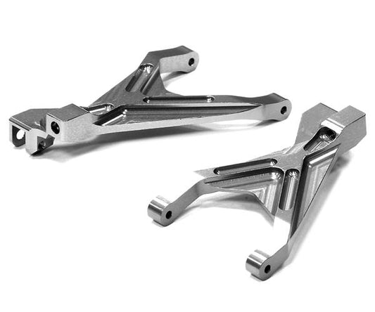 Integy Billet Machined T2 Front Lower Arms for Traxxas 1/16 Slash VXL & Rally (T3552SILVER)