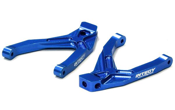 Integy Billet Machined T2 Rear Upper Arms for Traxxas 1/16 Slash VXL & Rally (T3555BLUE)