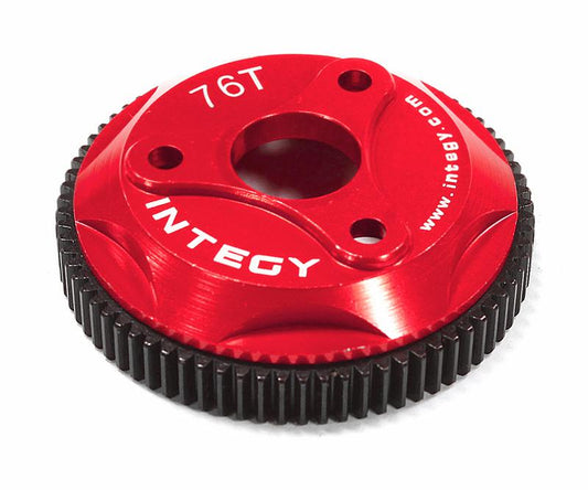 Integy 76T Metal Spur Gear for Traxxas Stampede 2WD, Rustler 2WD & Slash (T8008RED)