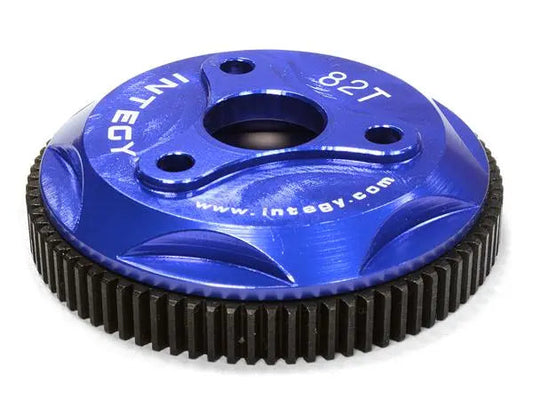 Integy 82T Metal Spur Gear for Traxxas 1/10 Electric Stampede 2WD Rustler 2WD Slash 2WD (T8028BLUE) Integy