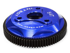 Integy 84T Metal Spur Gear for Traxxas 1/10 Electric Stampede 2WD, Rustler 2WD Slash 2WD (T8029BLUE) Integy