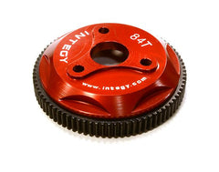 Integy 84T Metal Spur Gear for Traxxas 1/10 Electric Stampede 2WD, Rustler 2WD, Slash 2WD (T8029RED)