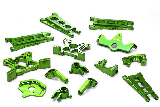 Integy Billet Machined T2 Conversion Kit for 1/10 Stampede 4X4 & Slash 4X4 (non-LCG) (T8595GREEN)