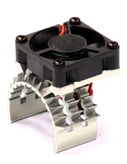 Integy T2 Motor Heatsink w/ Cooling Fan for Traxxas 1/10 Stampede 4X4 & Slash 4X4 (T8635SILVER)