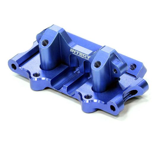 Integy Billet Machined T3 Front Bulkhead for 1/10 Rustler 2WD, Stampede 2WD & Slash 2WD (BLUE) (T8641BLUE)