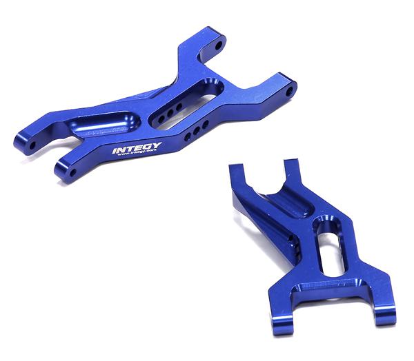 Integy Billet Machined Front Suspension Arms for 1/10 Traxxas Slash 2WD (T8664BLUE)