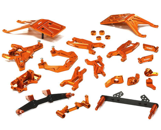 Integy Billet Machined Complete Suspension Kit for 1/10 Traxxas Slash 2WD (T8676ORANGE)