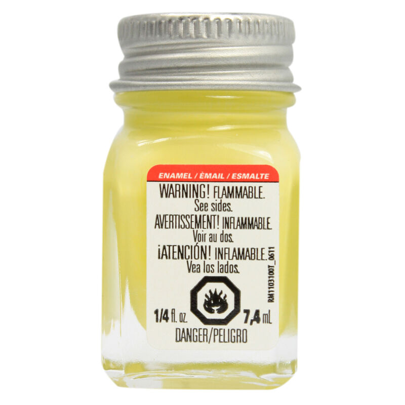 Testors Enamel 1/4 oz Light Yellow (TES1112TT)