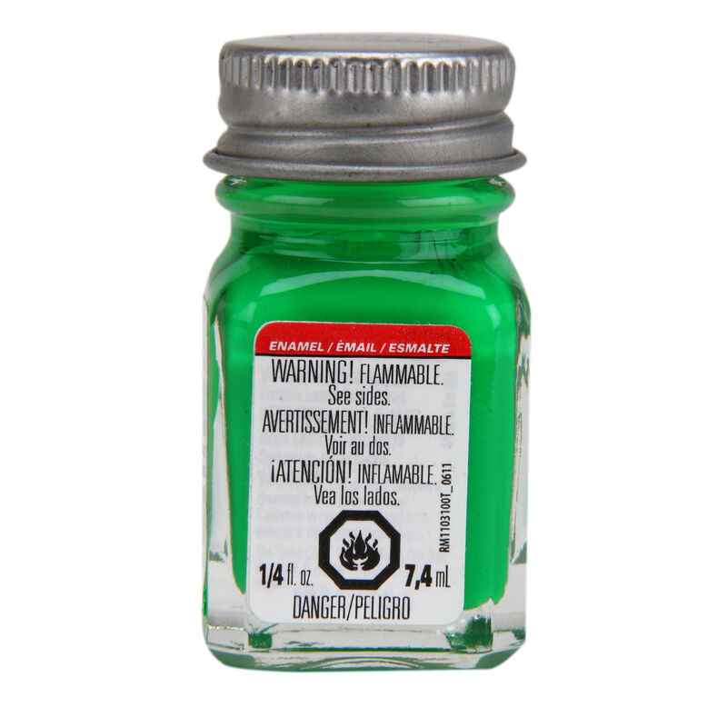 Testors Enamel 1/4 oz Green Fluorescent (TES1174TT)