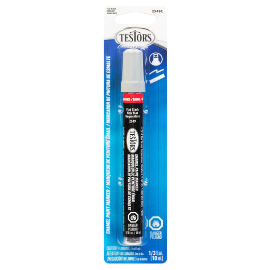 Testor Paint Marker,Flat Black (TES2549C)