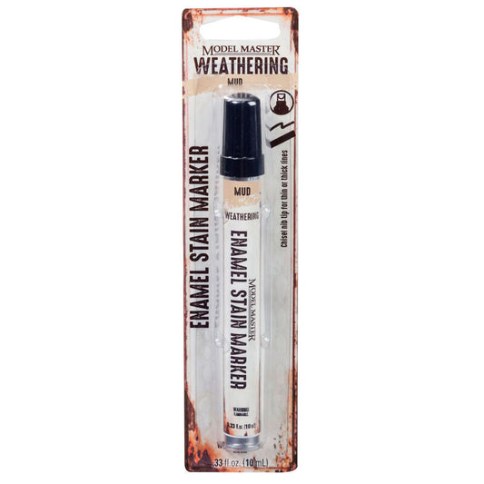 Testors Model Master .33oz Enamel Stain Markers, Mud (TES342894) Horizon Hobby