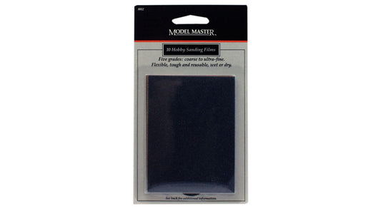 Testors MM Sandpaper, Carded, 5 Grits TES8812