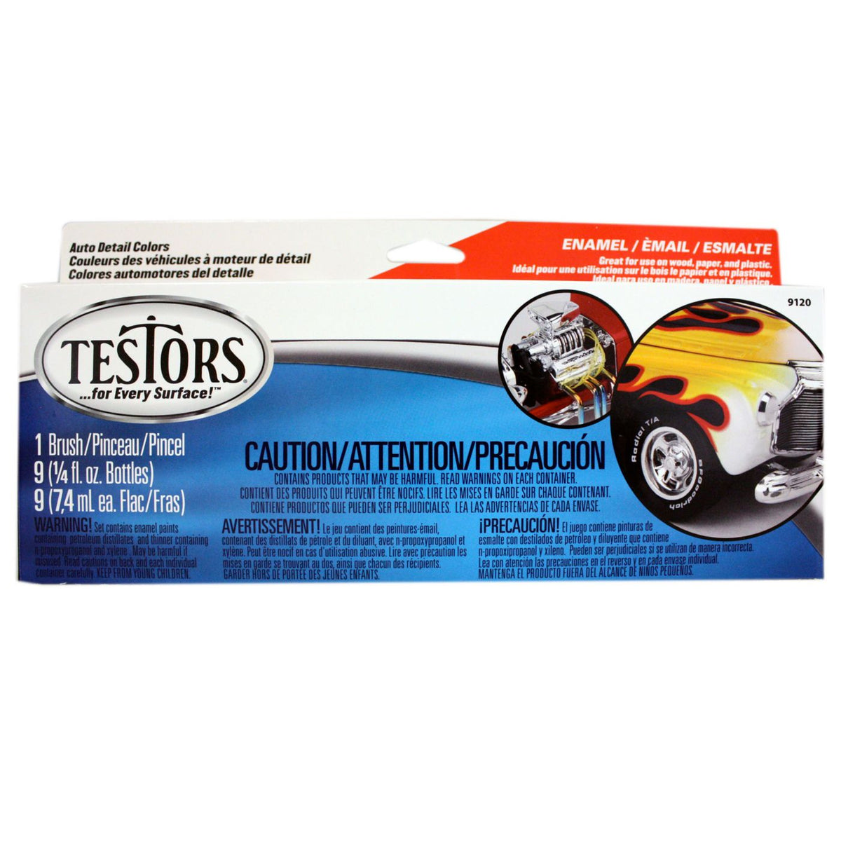 Testors Auto Detail Paint Set (TES9120)
