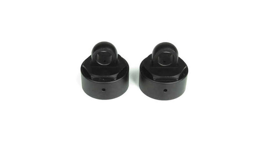 Tekno RC Shock Caps Aluminum Gun Metal Anodized, Vented (2): EB48 (TKR6003) Horizon Hobby