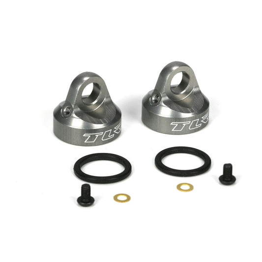 LOSI Bleeder Shock Caps, Aluminum (2): TEN (TLR5062)
