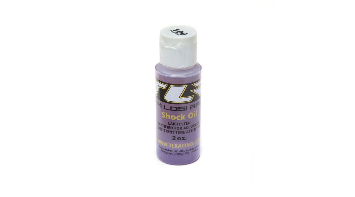 Losi Racing Silicone Shock Oil, 100wt, 2oz (TLR70418)
