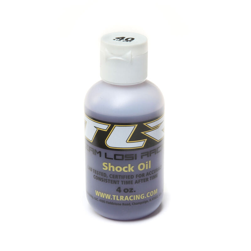 Losi Silicone Shock Oil, 40wt, 4oz (TLR74025)