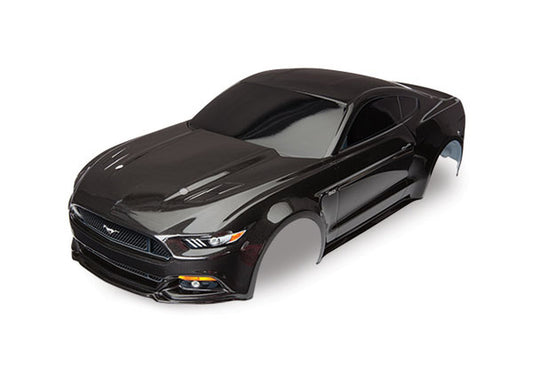 Traxxas Ford Mustang Black Painted Body with Decals (8312X)