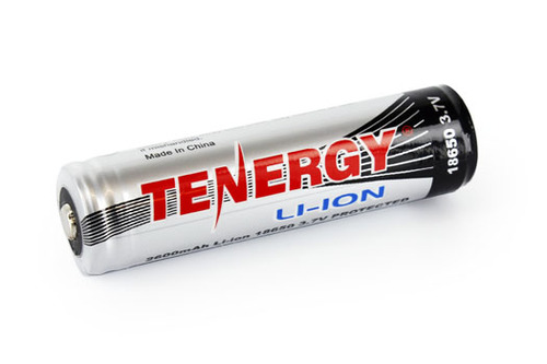 Tenergy 3.6V 2200mAh Li-Ion Flat Top Rechargeable Battery
