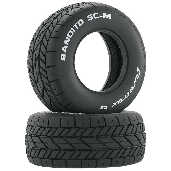 Duratrax Bandito SC-M Oval Tires C3 (2) (DTXC3801)