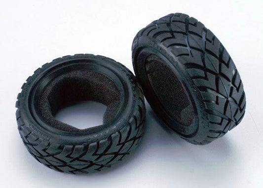 Traxxas Tires, Anaconda® 2.2" (wide, front) (2)/foam inserts (Bandit) (soft compound) (2479)