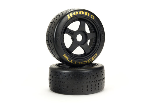 ARRMA 1/7 dBoots Hoons Front 100 Gold Pre-Mounted Belted Tires, 17mm Hex (2) (ARA550071)