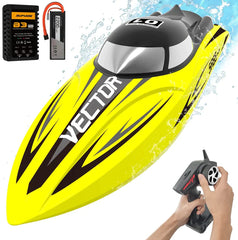 IMEX VECTOR SR65 Race Boat Brushed RTR Yellow (VOL79114-Yellow)