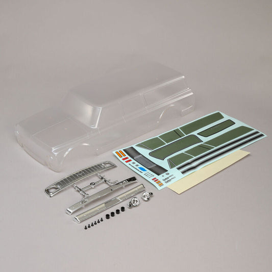 Vaterra 1/10 1972 Chevy Suburban Clear Body Set 314mm Wheelbase (VTR230062) Horizon Hobby