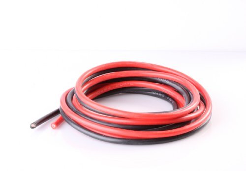 Silicone Wire 14awg - 3ft Each, Red & Black KNT RC