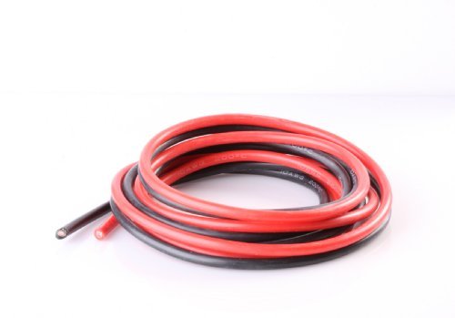 Silicone Wire 14awg - 3ft Each, Red & Black