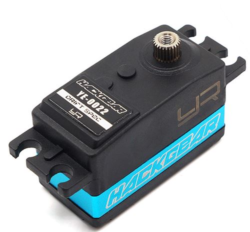 Yeah Racing Hackgear Drift Spec Low Profile Digital High Speed Servo (Blue)